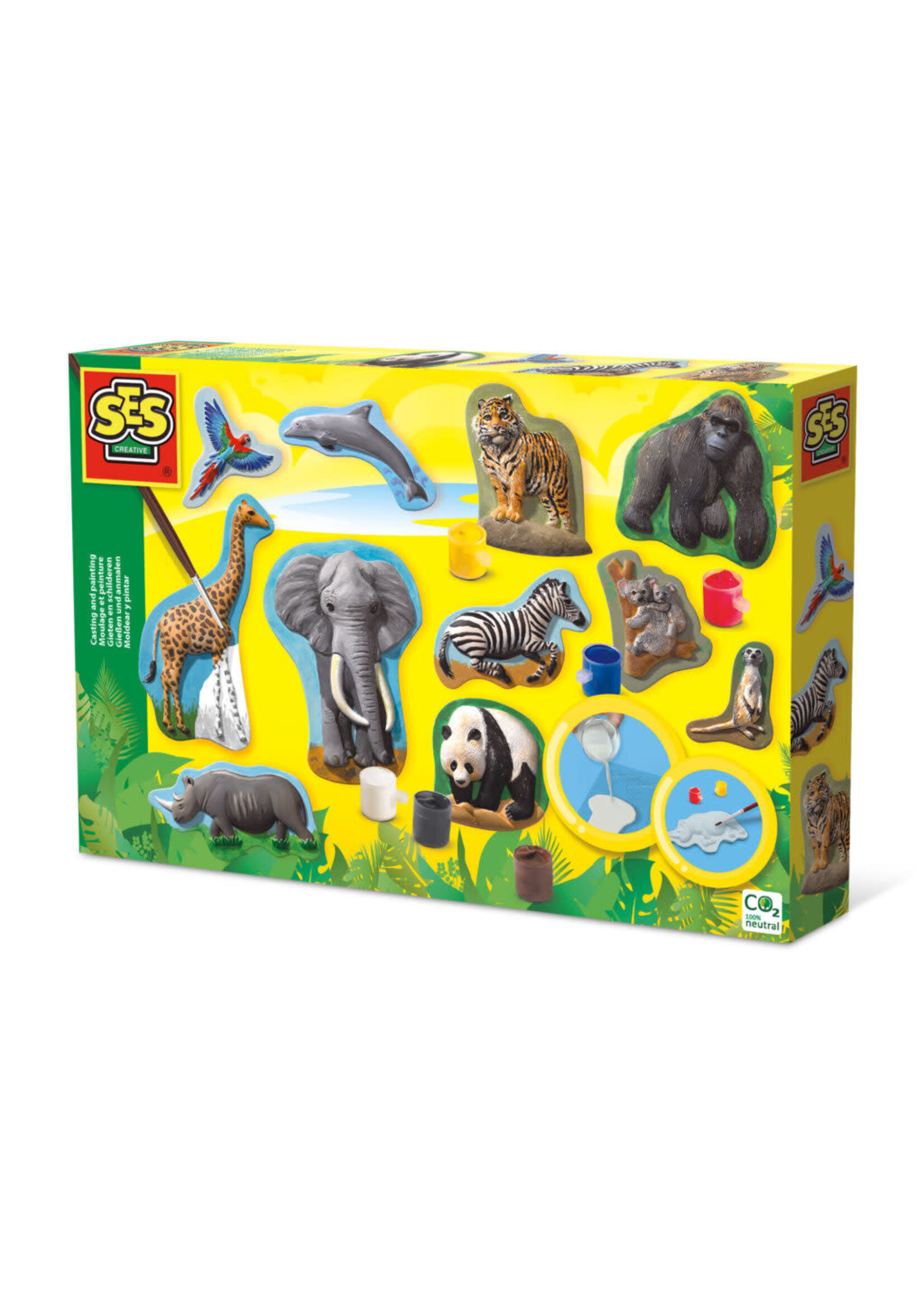 SES SES Gieten en schilderen dieren