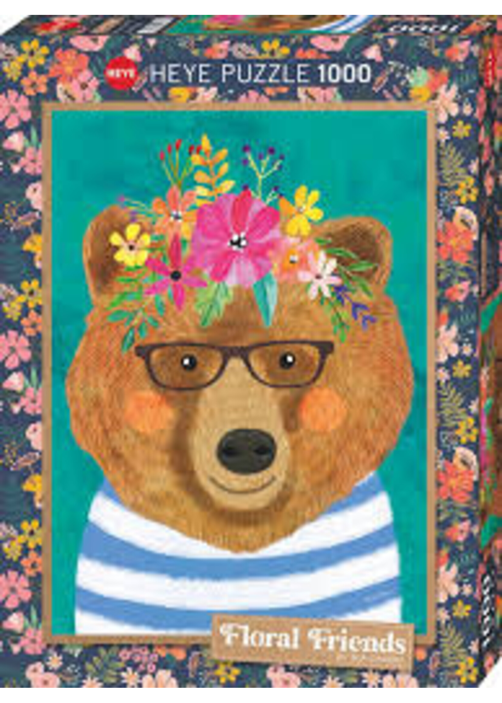 Heye Heye Puzzel Gentle Bruin (1000 stukjes)