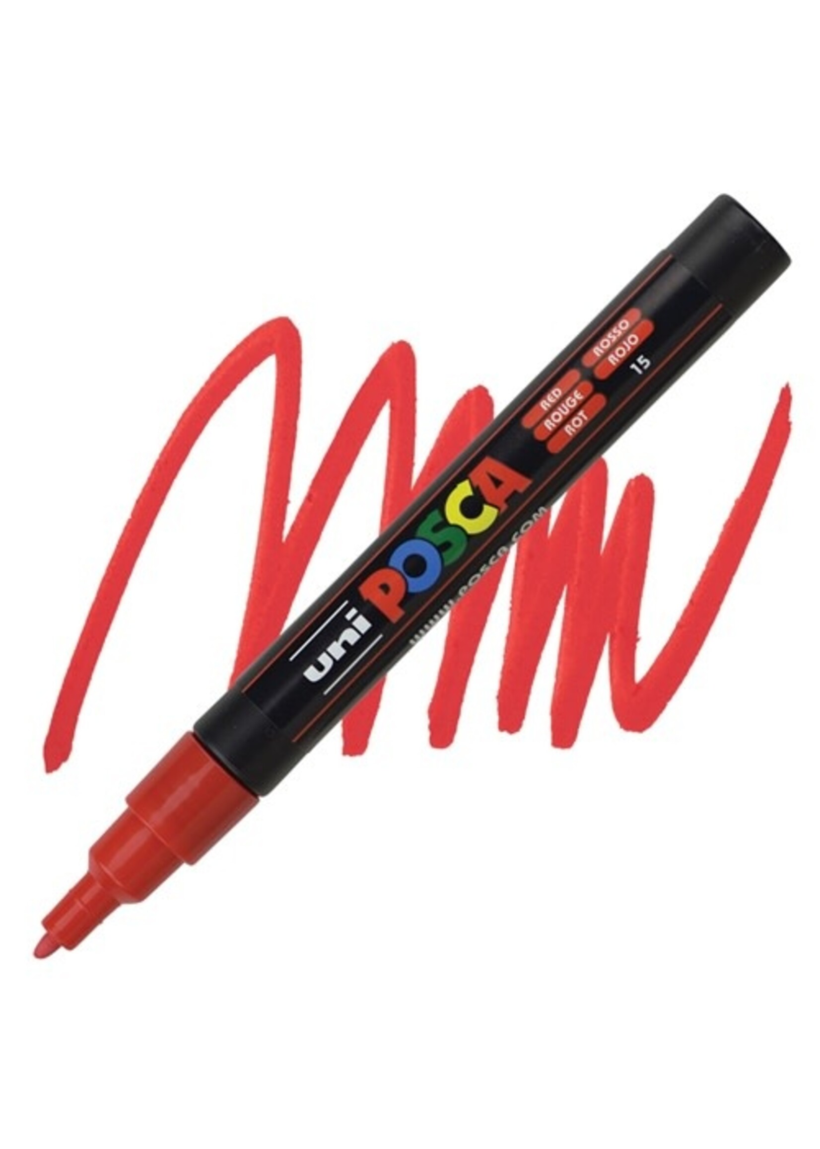 Posca Uni Posca Verfmarker 3M Rood
