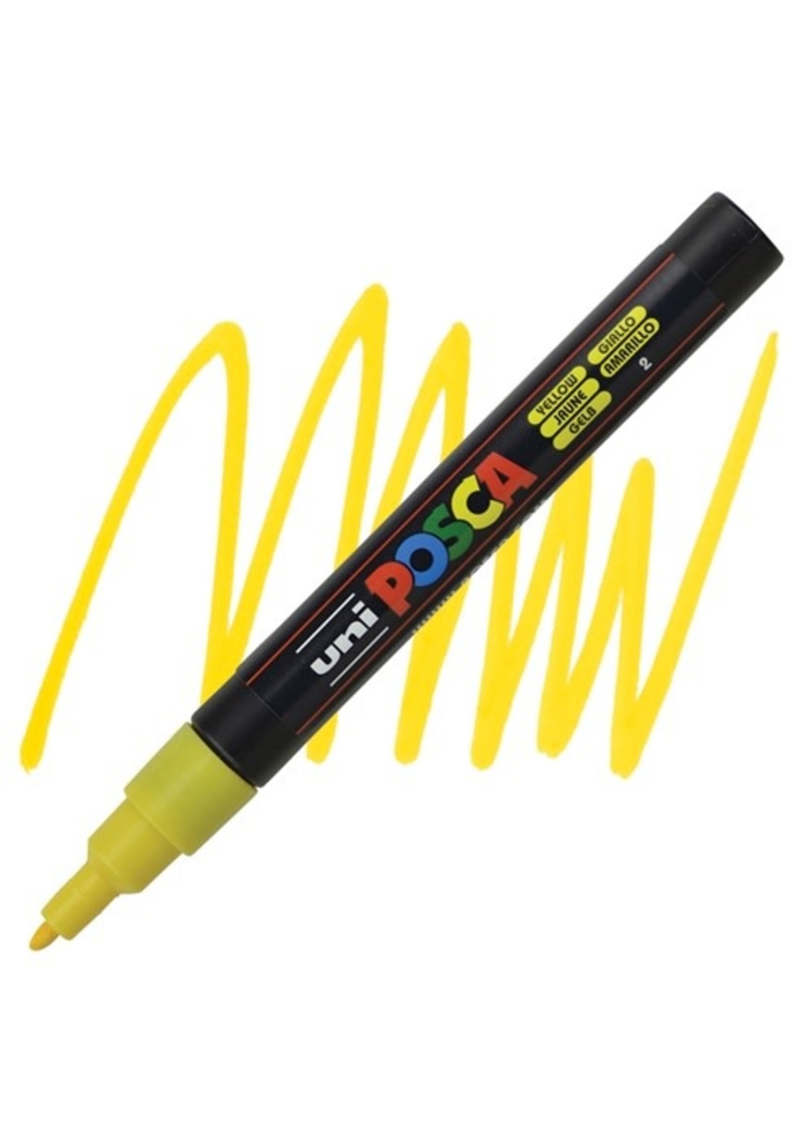 Posca Uni Posca Verfmarker 3M Geel