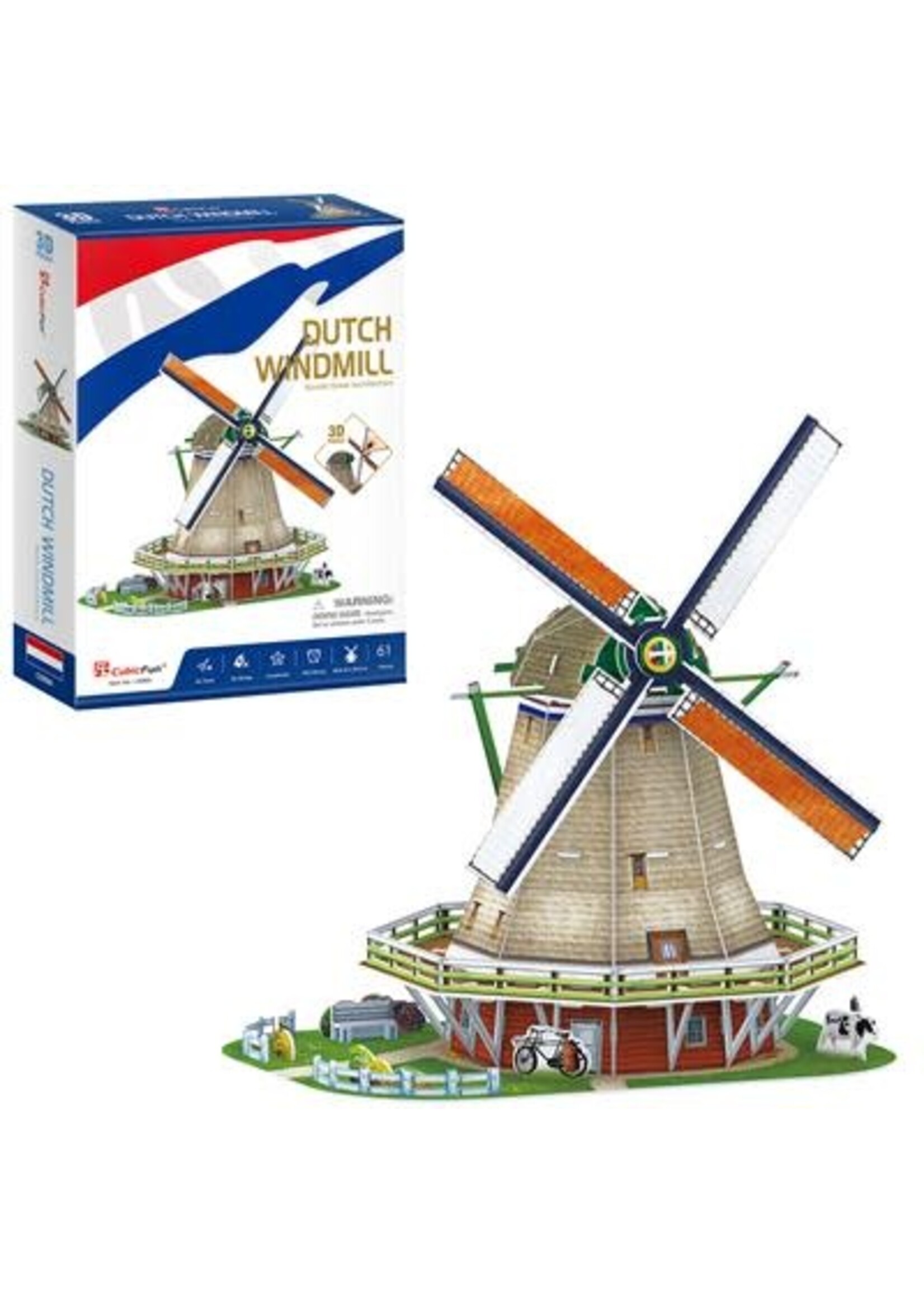 Cubic Fun Cubic Fun 3d Puzzel Hollandse Windmolen