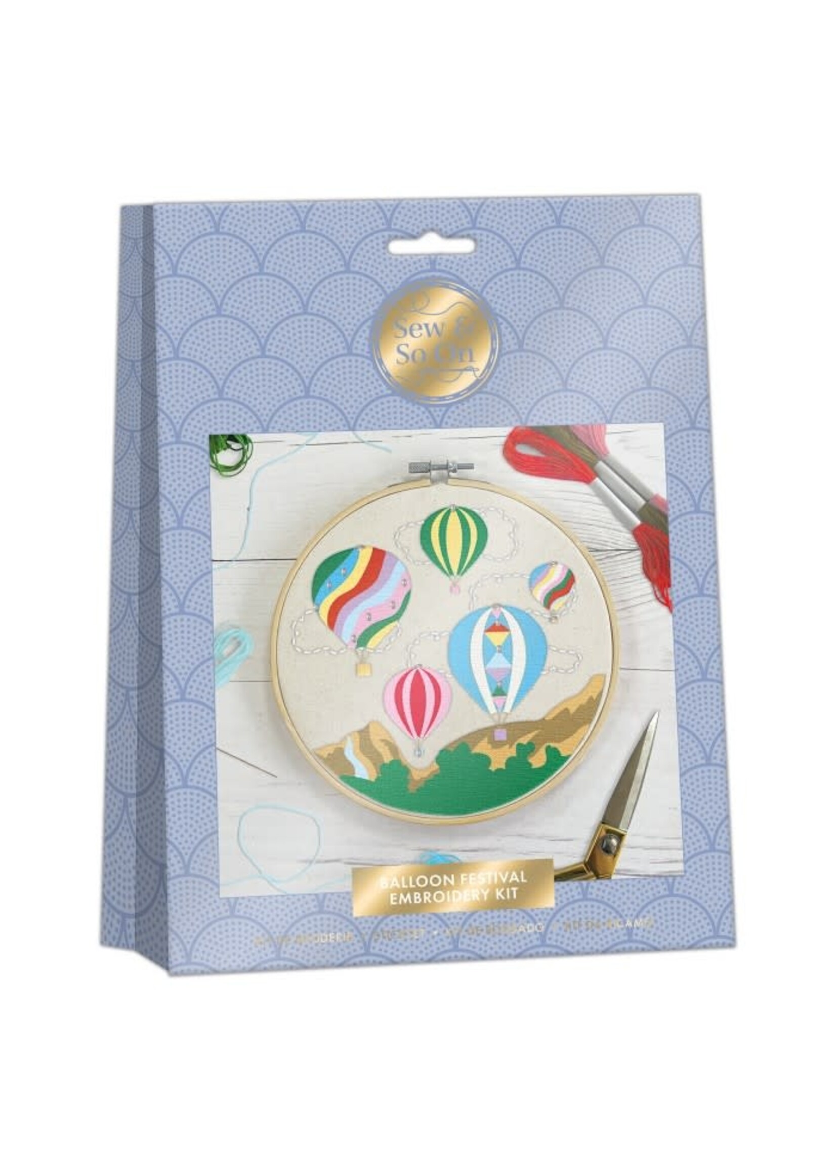 Sew & So on Borduurpakket - Ballonfestival