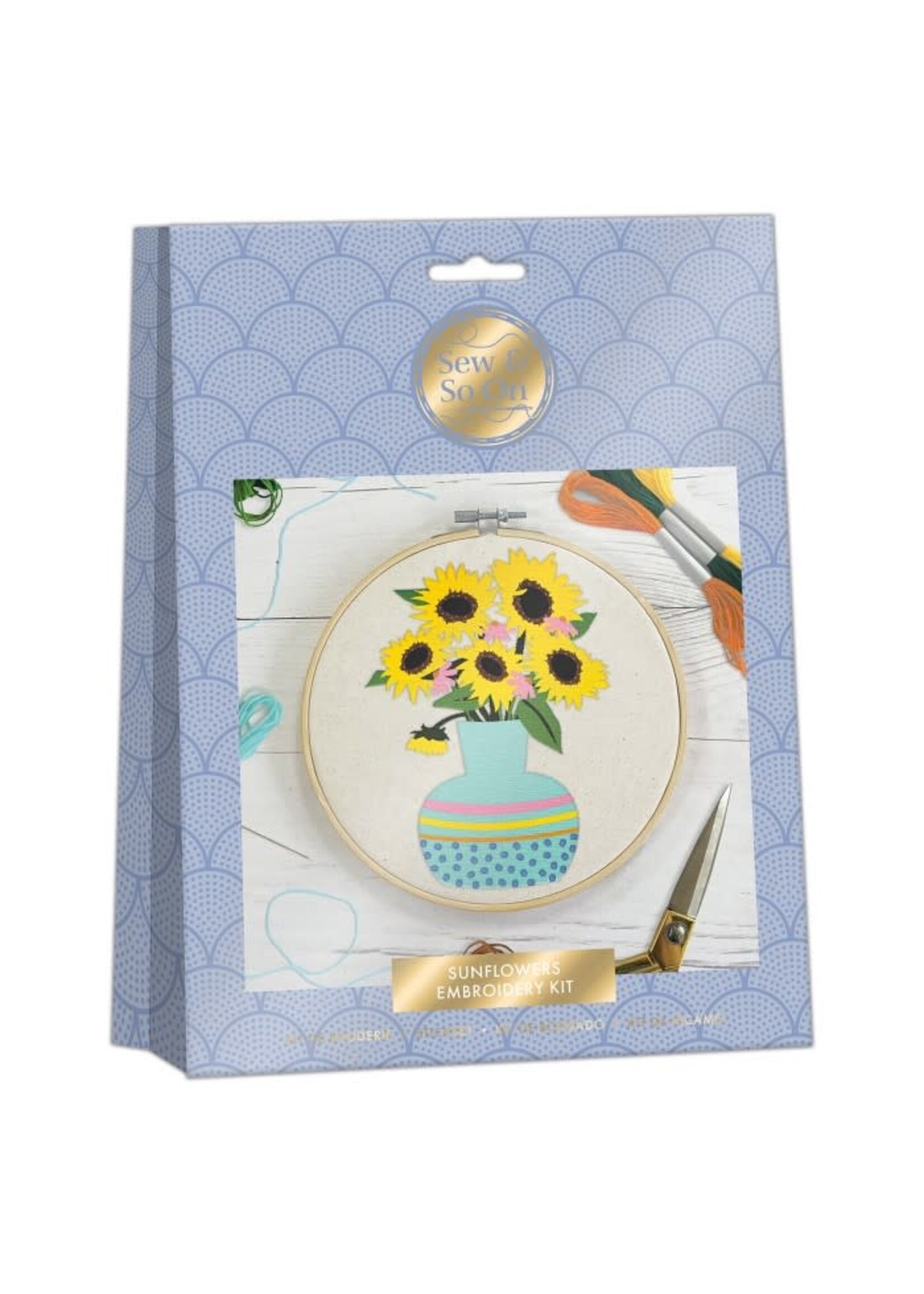 Sew & So on Borduurpakket - Zonnebloemen
