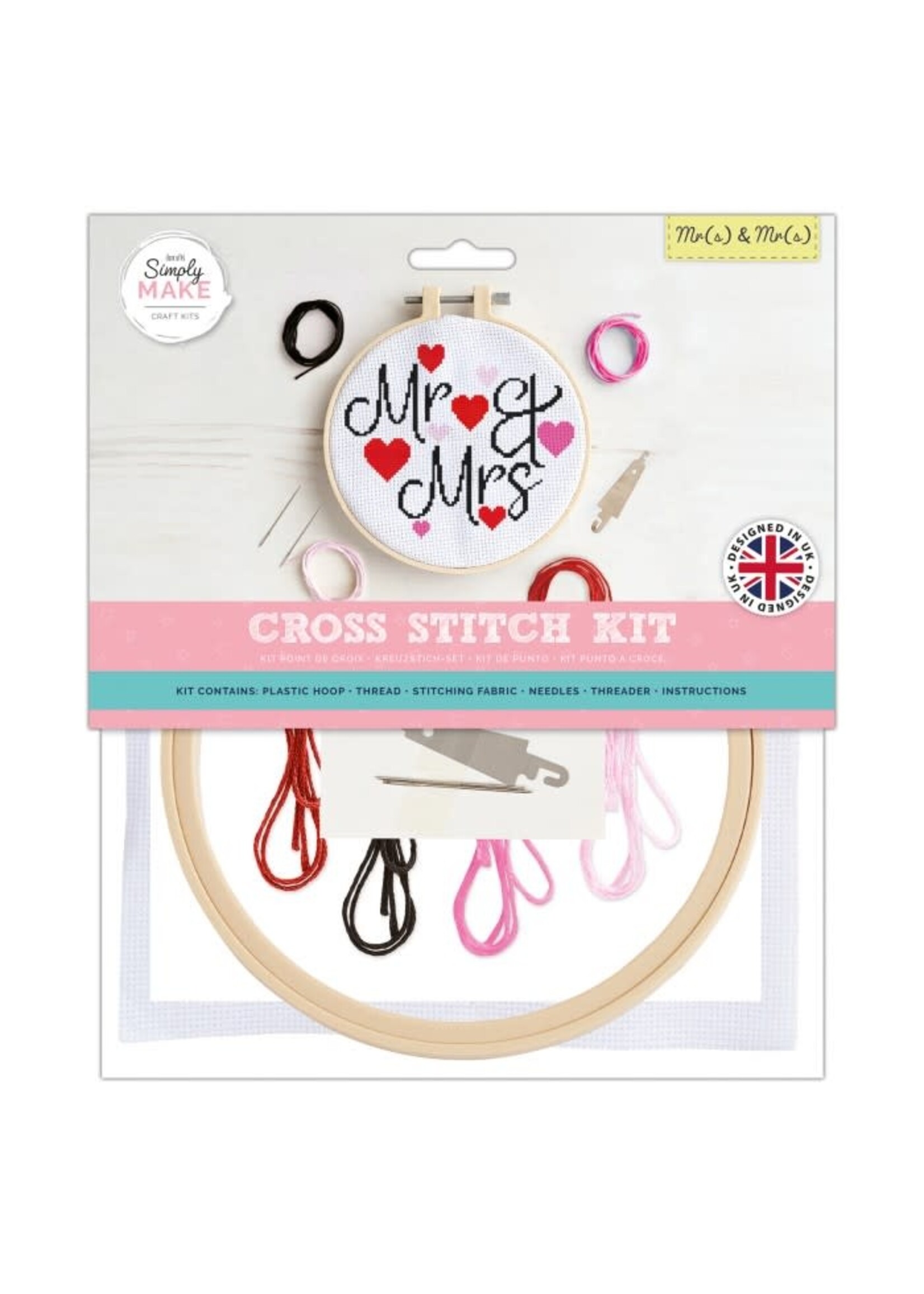 Simple Make Kruissteek Kit - Dhr En Mevr