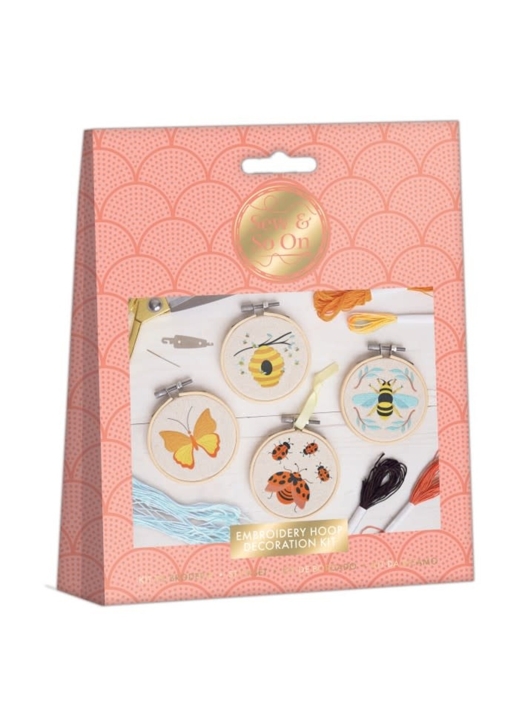 Sew & So on Borduurringversieringen - Bijen En Insecten