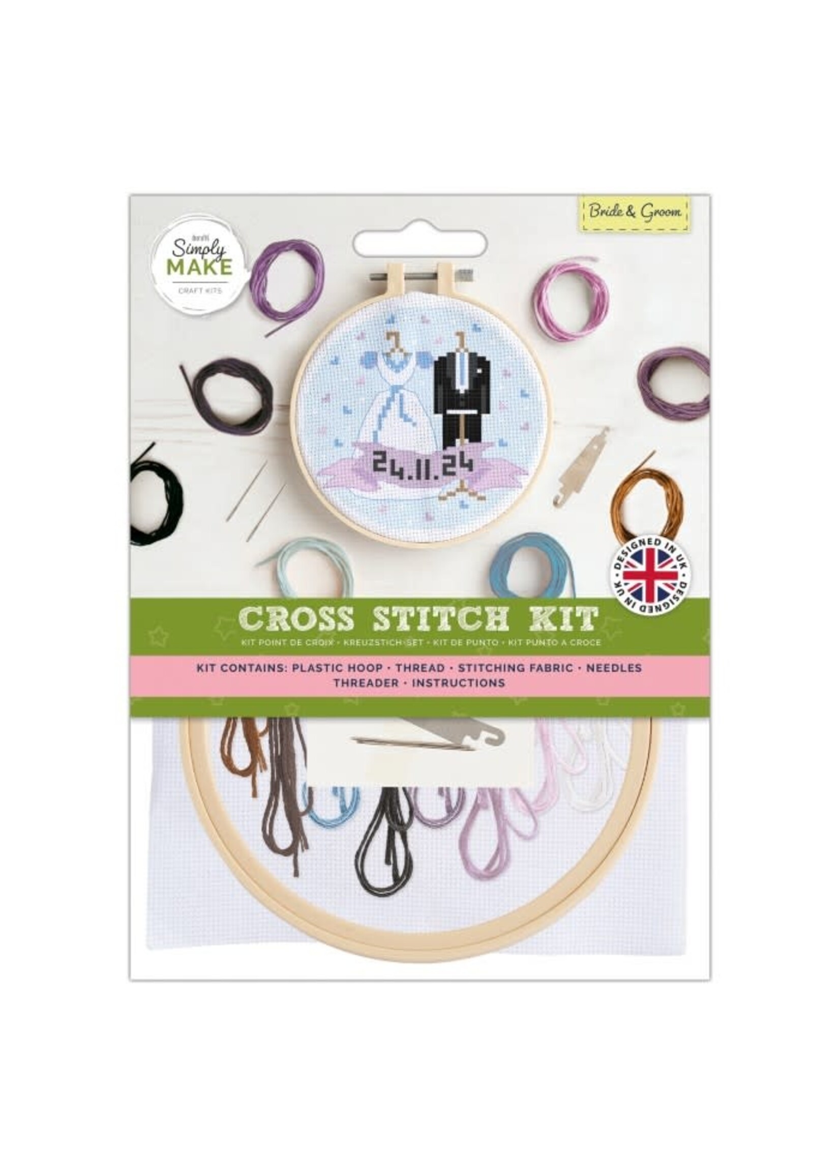 Simple Make Kruissteek Kit - Bruid En Bruidegom