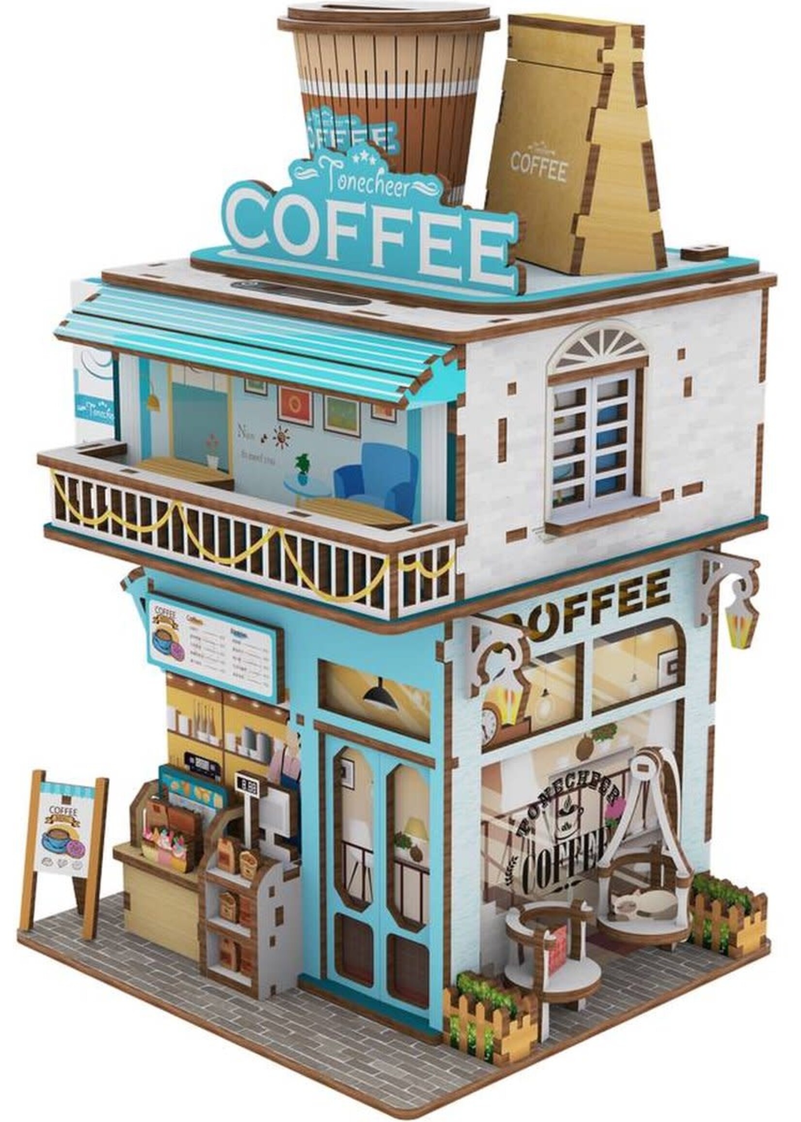 Tonecheer Tonecheer Cape Coffee Shop Desk Bin
