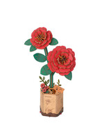 Rowood DIY Houten Bloem Red Camellia