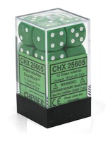 Chessex Dobbelsteen groen 16 mm (per stuk)