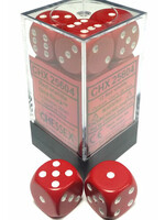 Chessex Dobbelsteen rood 16 mm (per stuk)