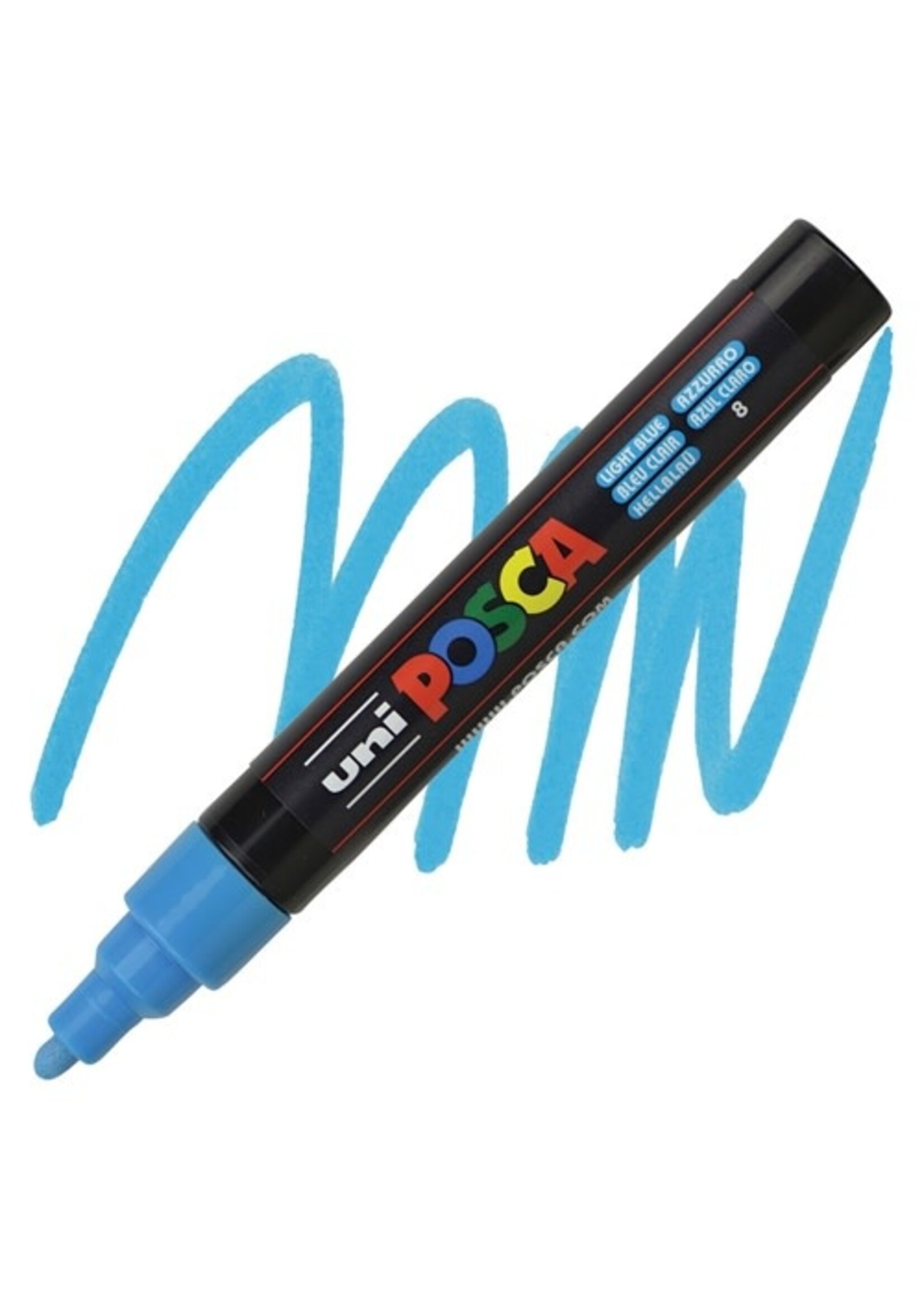 Posca Uni Posca Verfmarker 5M Lichtblauw