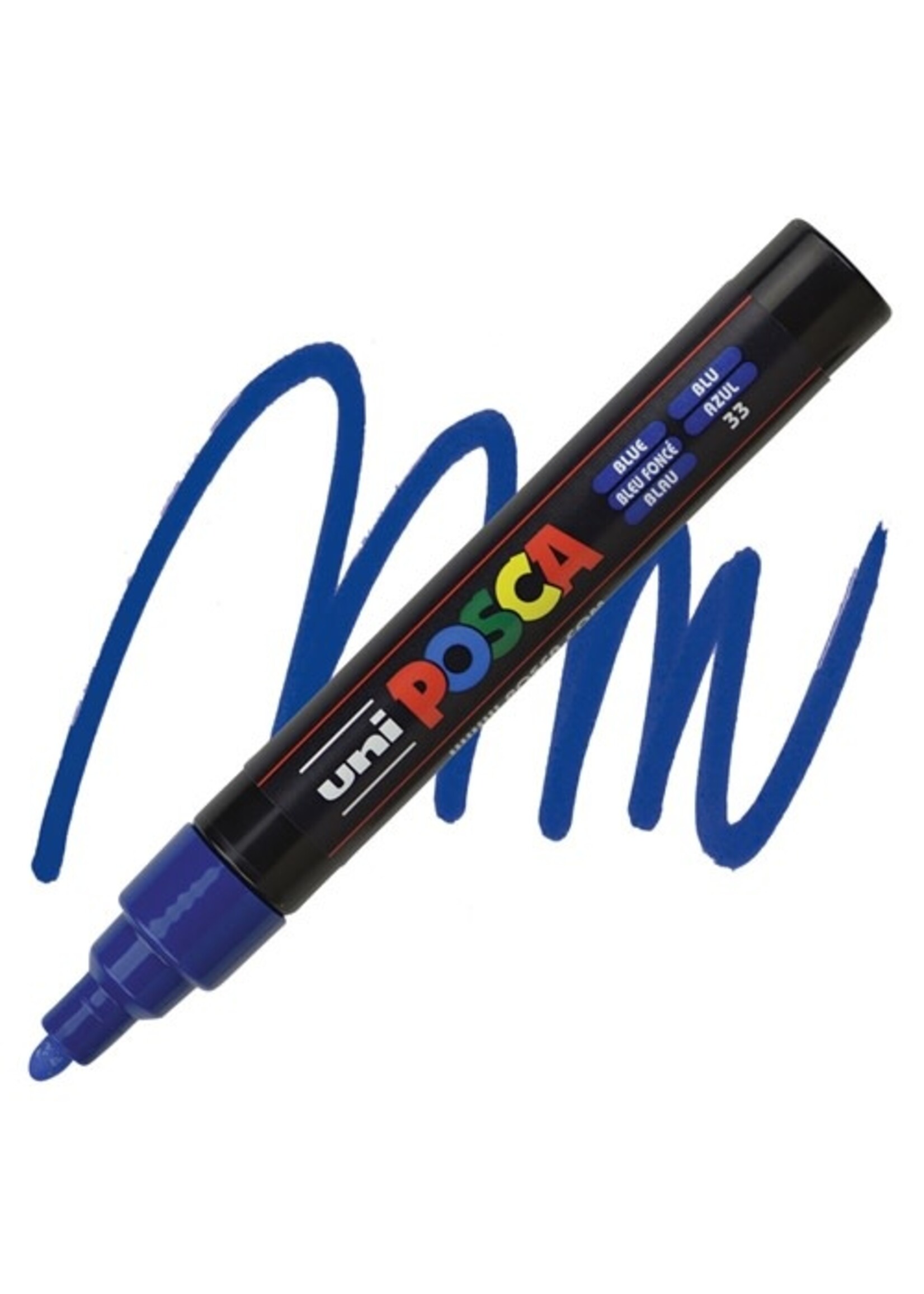 Posca Uni Posca Verfmarker 5M Donkerblauw