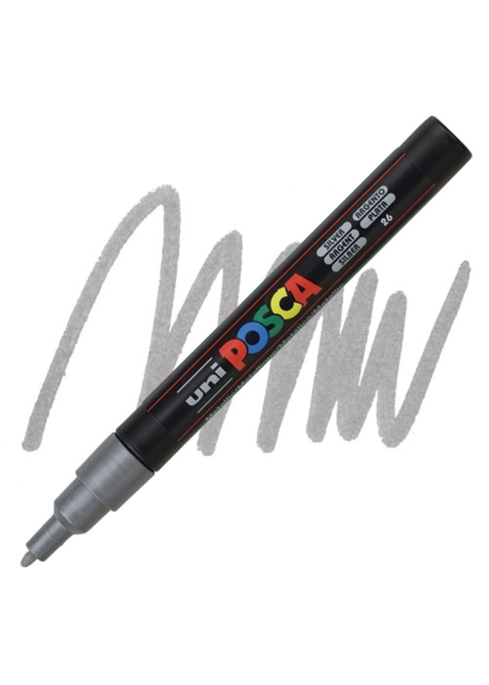 Posca Uni Posca Verfmarker 3M Zilver