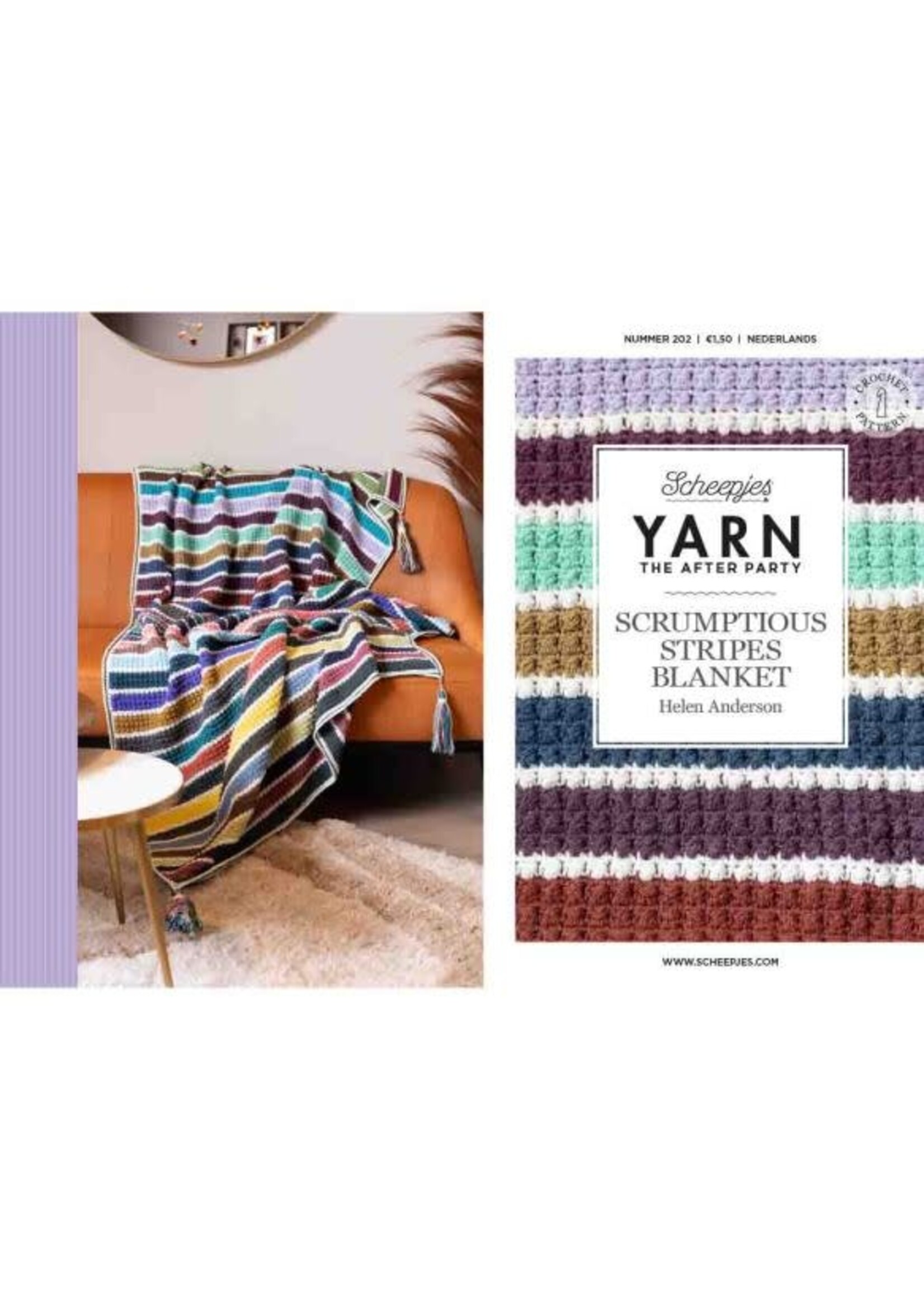 Scheepjes YARN The After Party Scrumptious Stripes Blanket NL