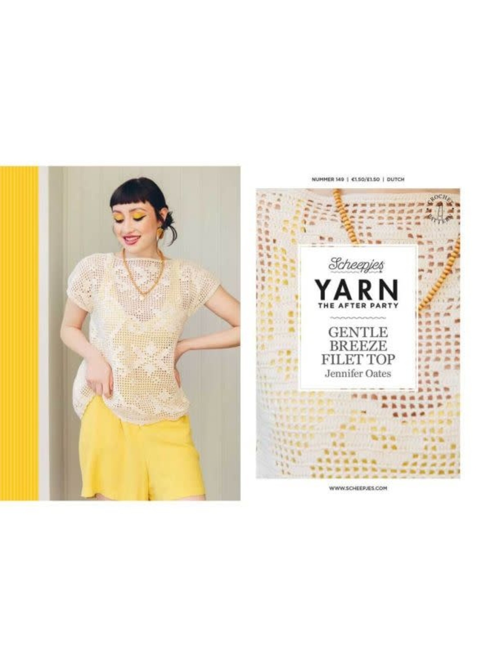 Boek YARN The After Party nr.149 Gentle Breeze Filet Top NL