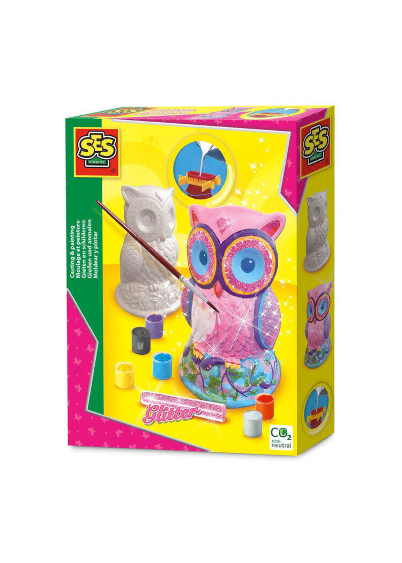 SES SES Gieten en schilderen Uil
