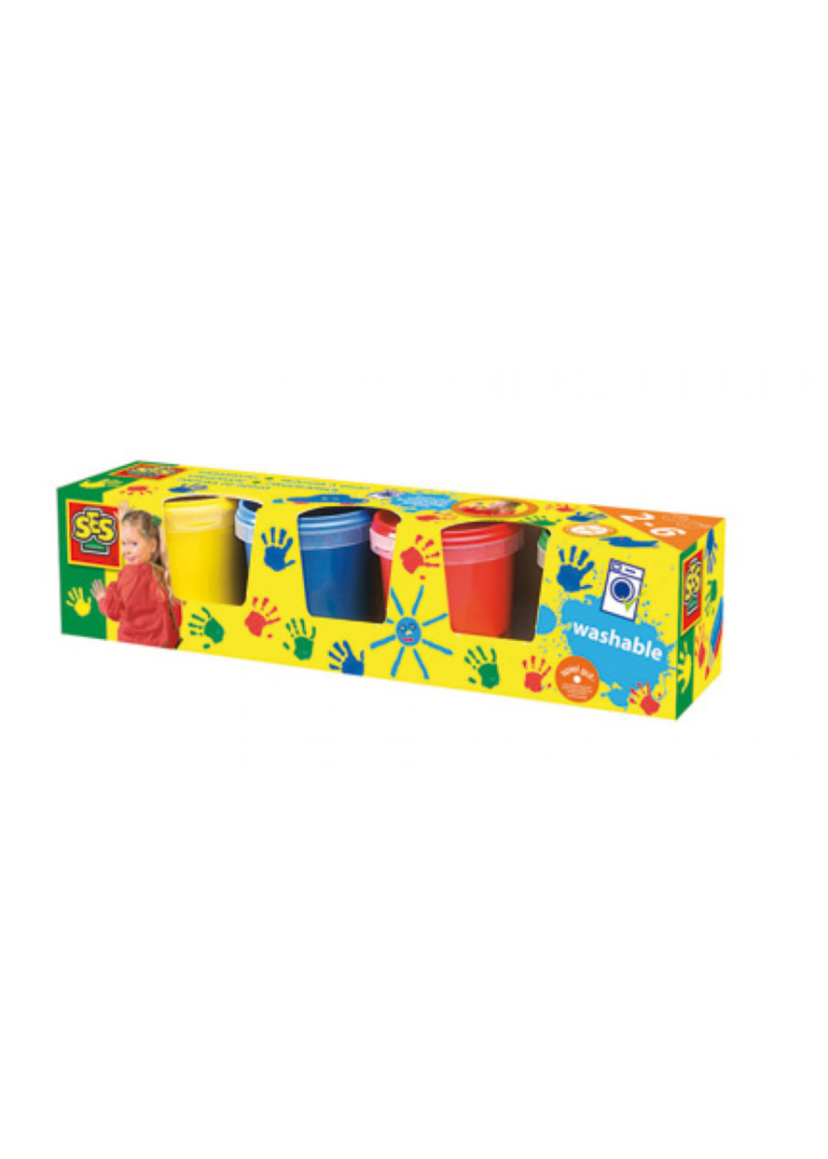 SES SES Vingerverf 4 x 150 ml