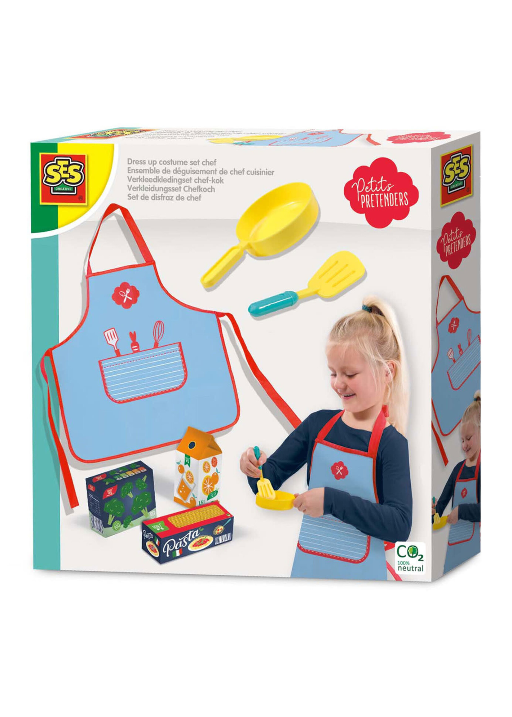 SES SES Verkleedkleding set Chef Kok