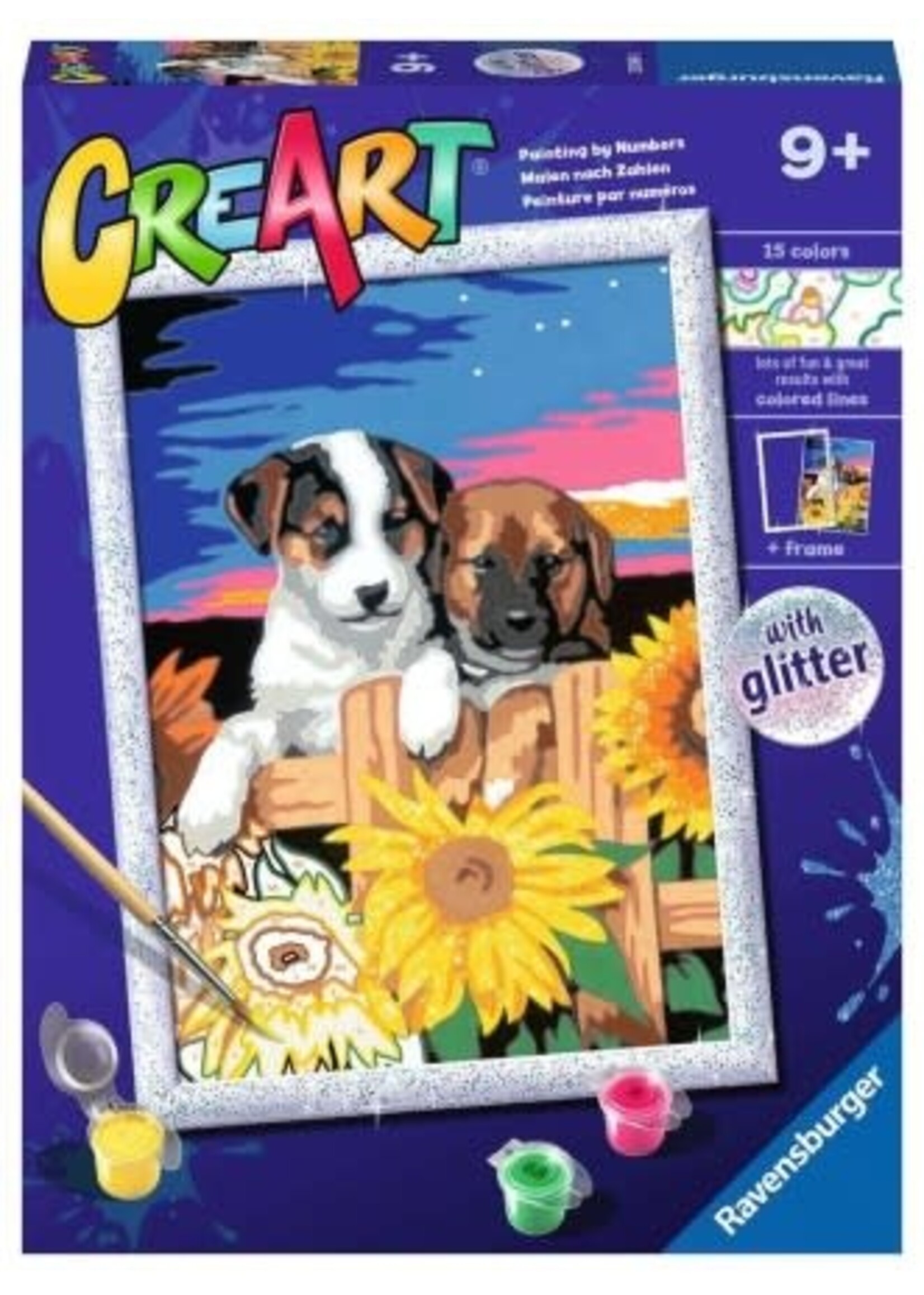 Ravensburger CreArt - Sunset Paw-fection