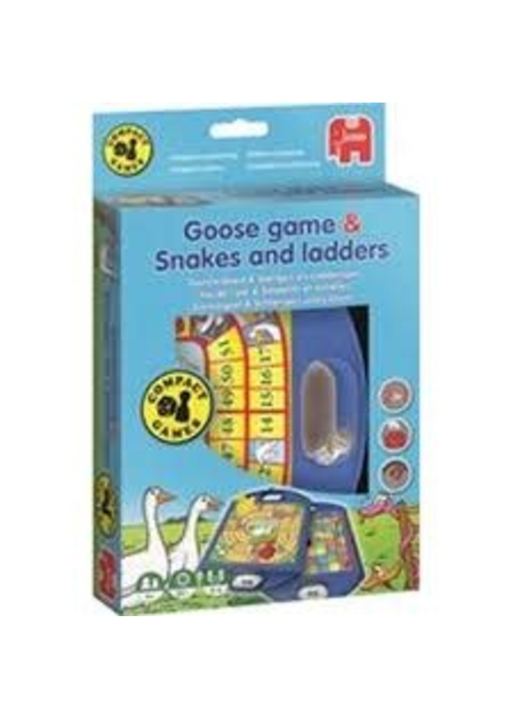 Jumbo Ganzenbord & Slangen en Ladderspel Reisversie