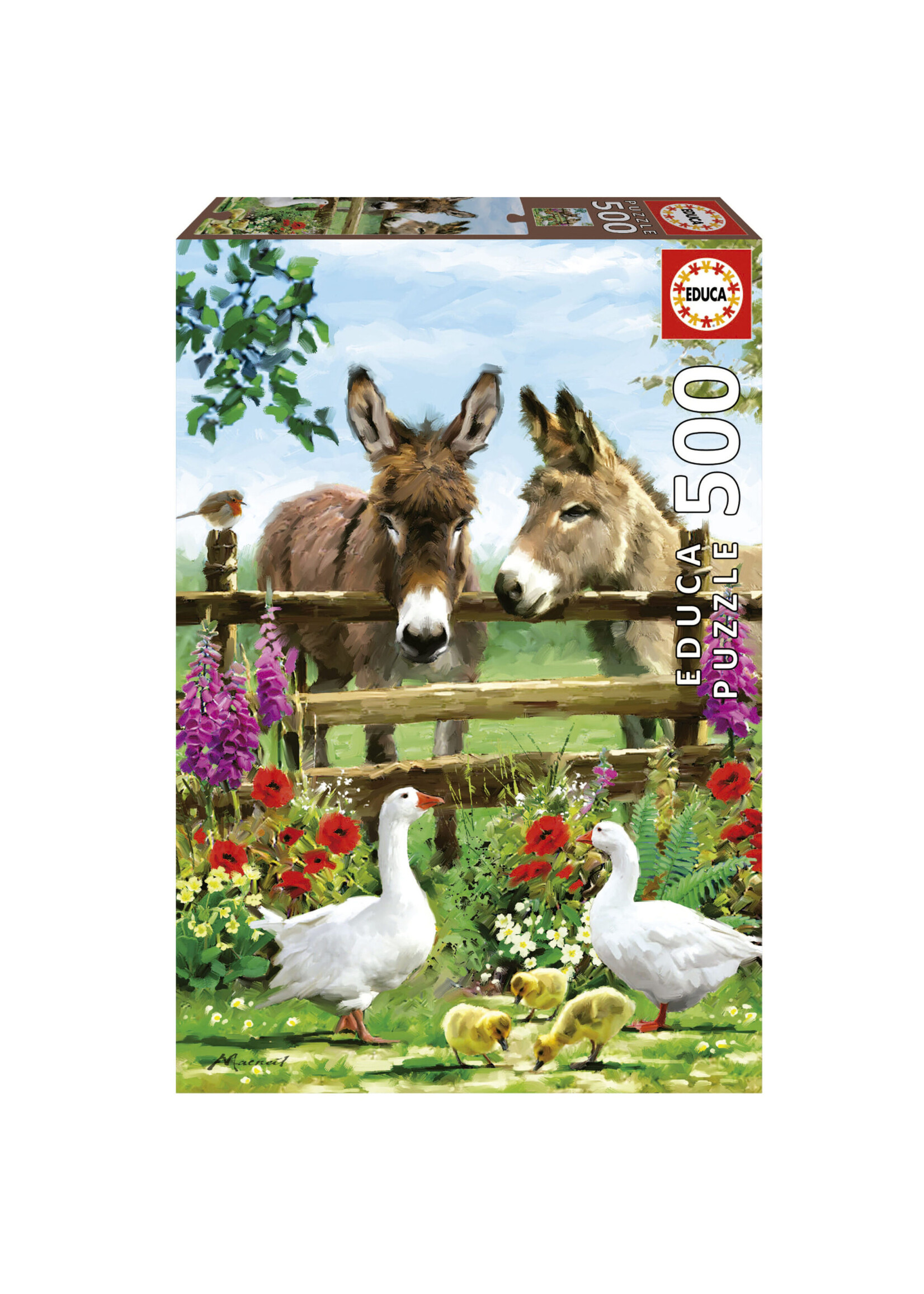 Educa Educa puzzel Ezels (500)