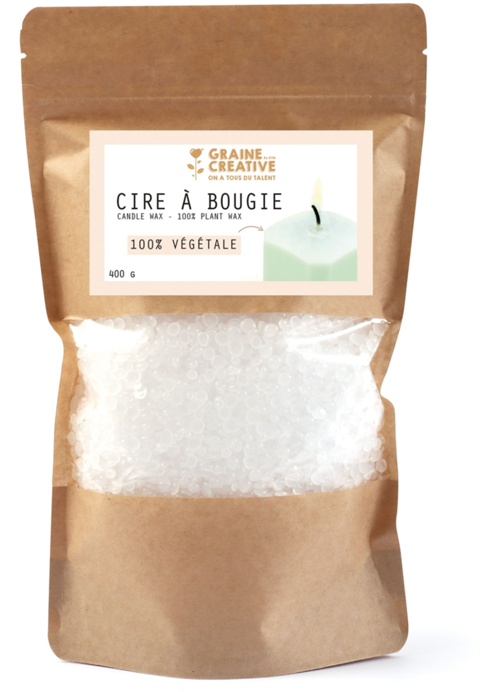 Graine Creative GC Kaarsenwas Plantaardig 400gr