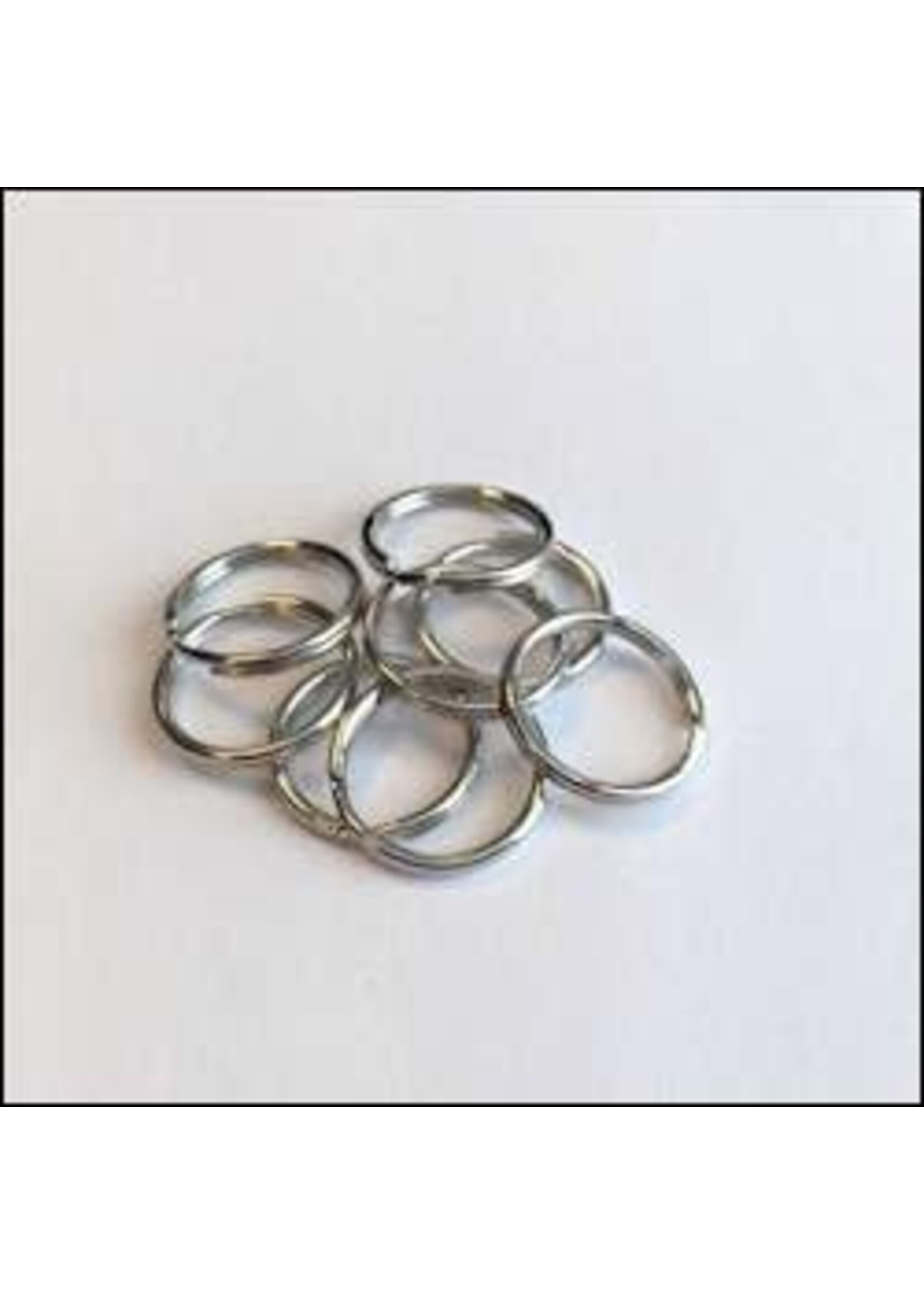 Hobby & crafting Fun Keyrings 15 mm (10) zkl