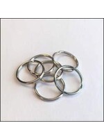 Hobby & crafting Fun Keyrings 25 mm (6) zkl