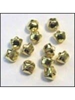 Hobby & crafting Fun Christmas bells 10 mm deep gold (12)
