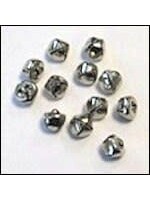 Hobby & crafting Fun Christmas bells 10 mm silver (12)