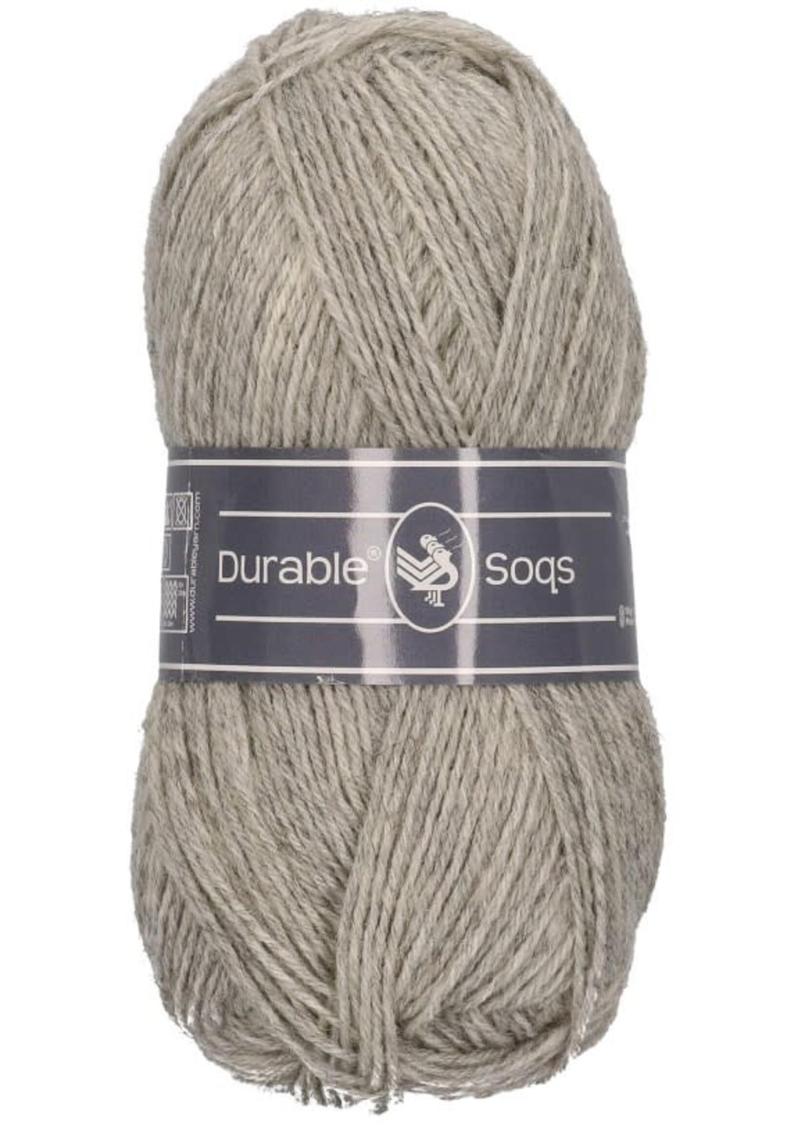 Durable Durable Soqs 50 gram White Grey -grijs