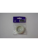 Hobby & crafting Fun Rol imitatie leren koord 1 mm x 5m wit