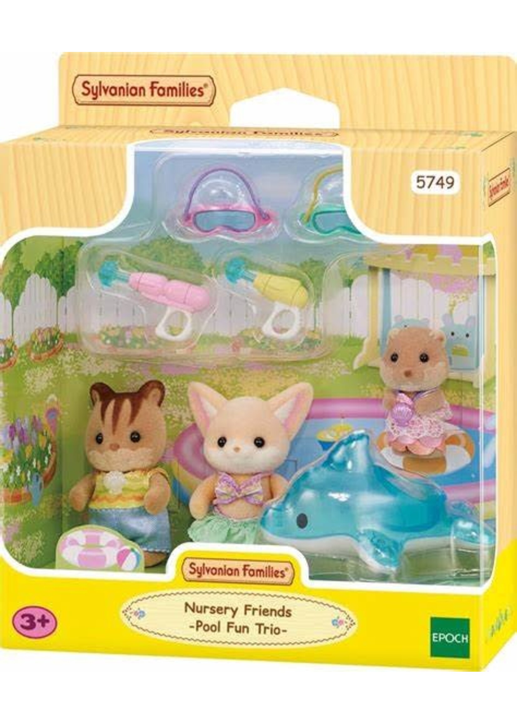 Sylvanian families Sylvanian Families Trio Peutervriendjes- Zwembad fun