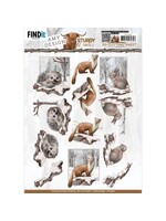 find it 3D Cutting Sheet - Amy Design - Sturdy Winter - Hedgehog