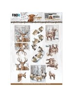 find it 3D Cutting Sheet - Amy Design - Sturdy Winter - Deer