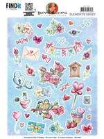 Yvonne Creations 3D Cutting Sheet - Yvonne Creations - Small Elements Valentine