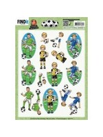 find it 3D Cutting Sheet - Yvonne Creations - Soccer