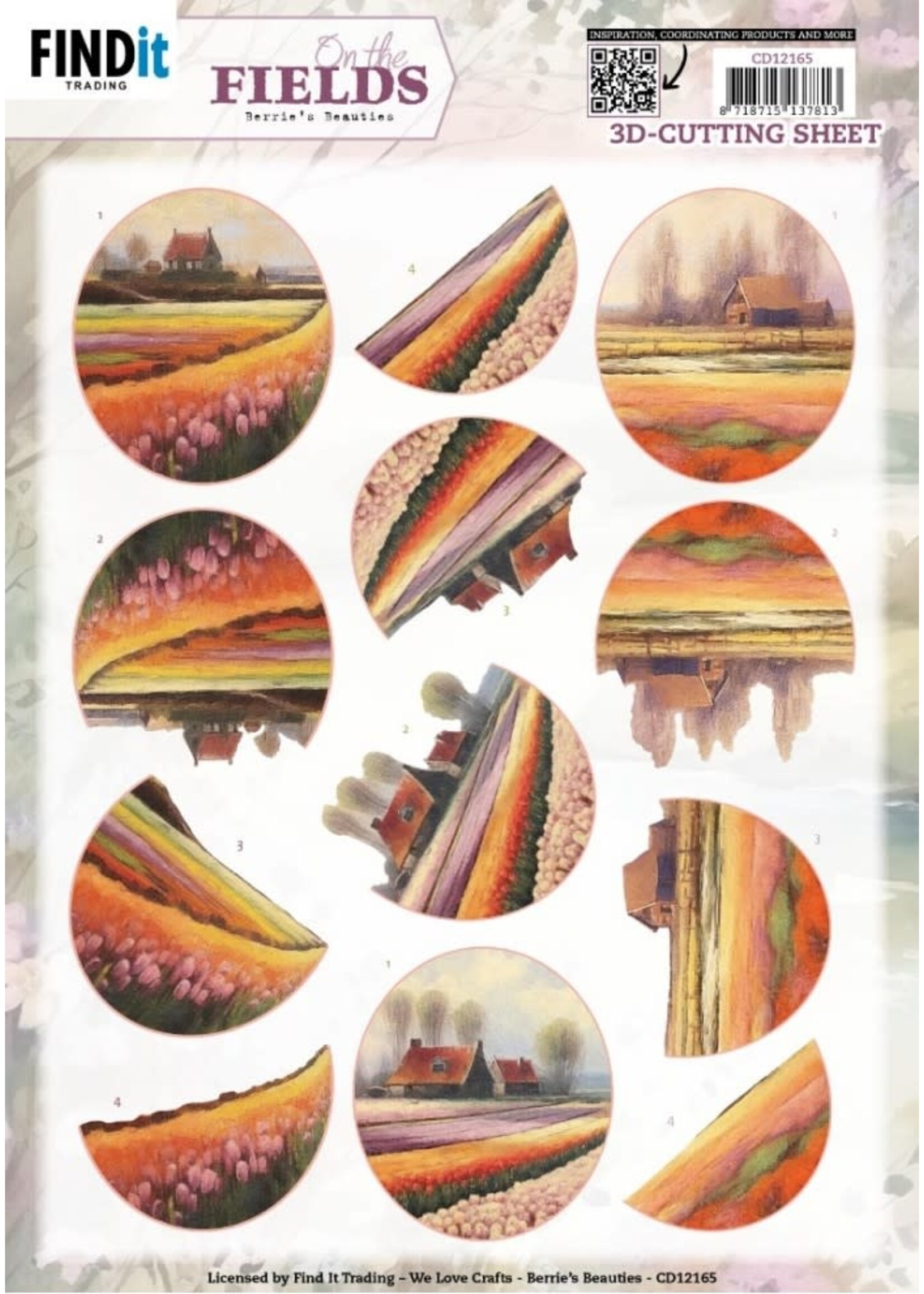 find it 3D Cutting Sheets - Berries Beauties - On The Fields - Tulips