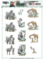 find it 3D Push Out - Yvonne Creations - Young And Wild - Monkey