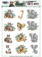 find it 3D Push Out - Yvonne Creations - Young And Wild - Tiger