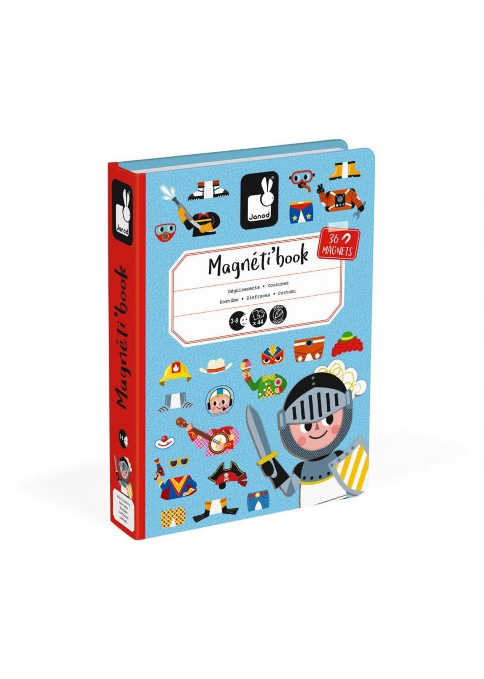 Janod Janod Magnetibook-Verkleedfeest Jongens