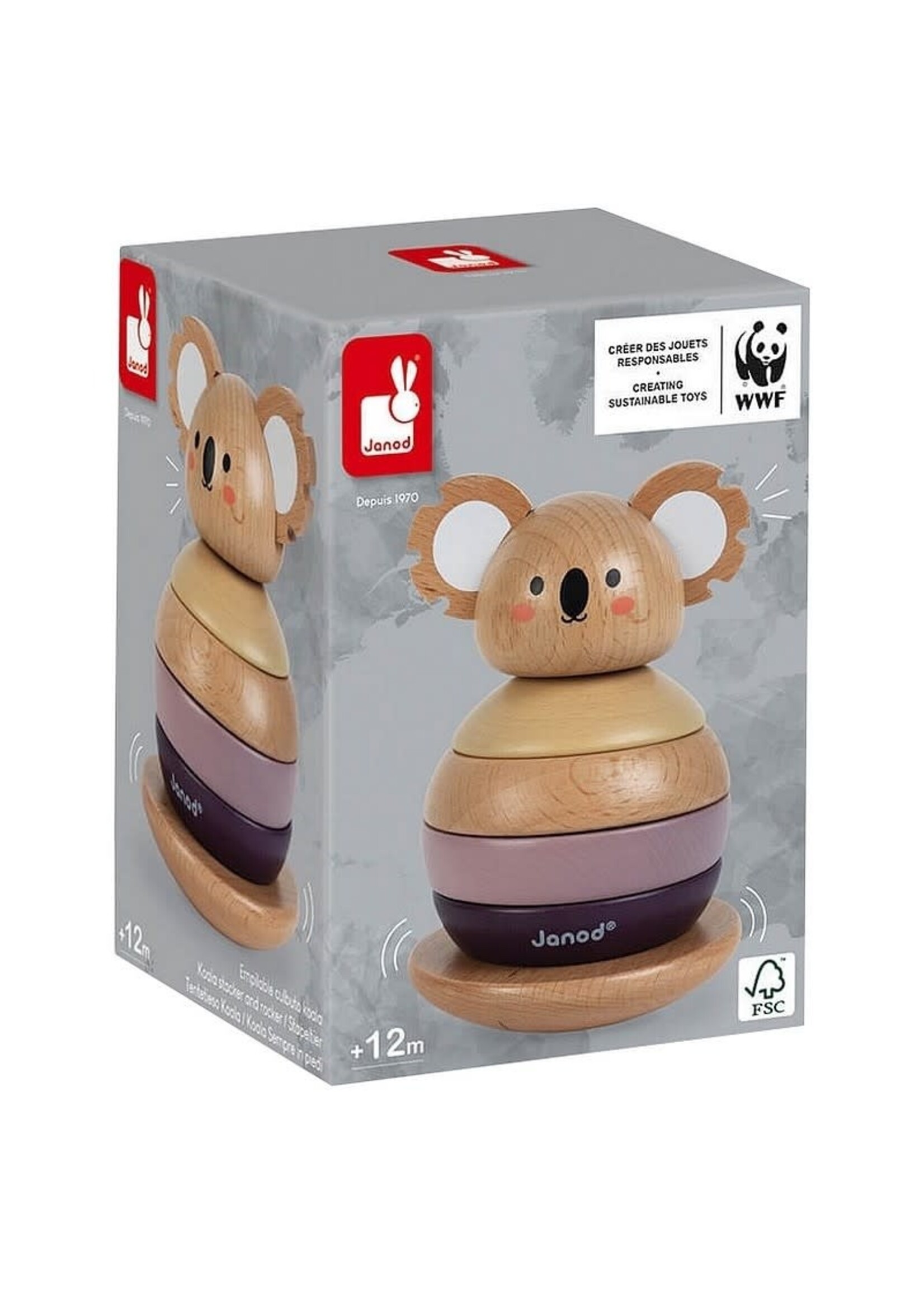 Janod Janod WWF - Stapeltuimlaar Koala