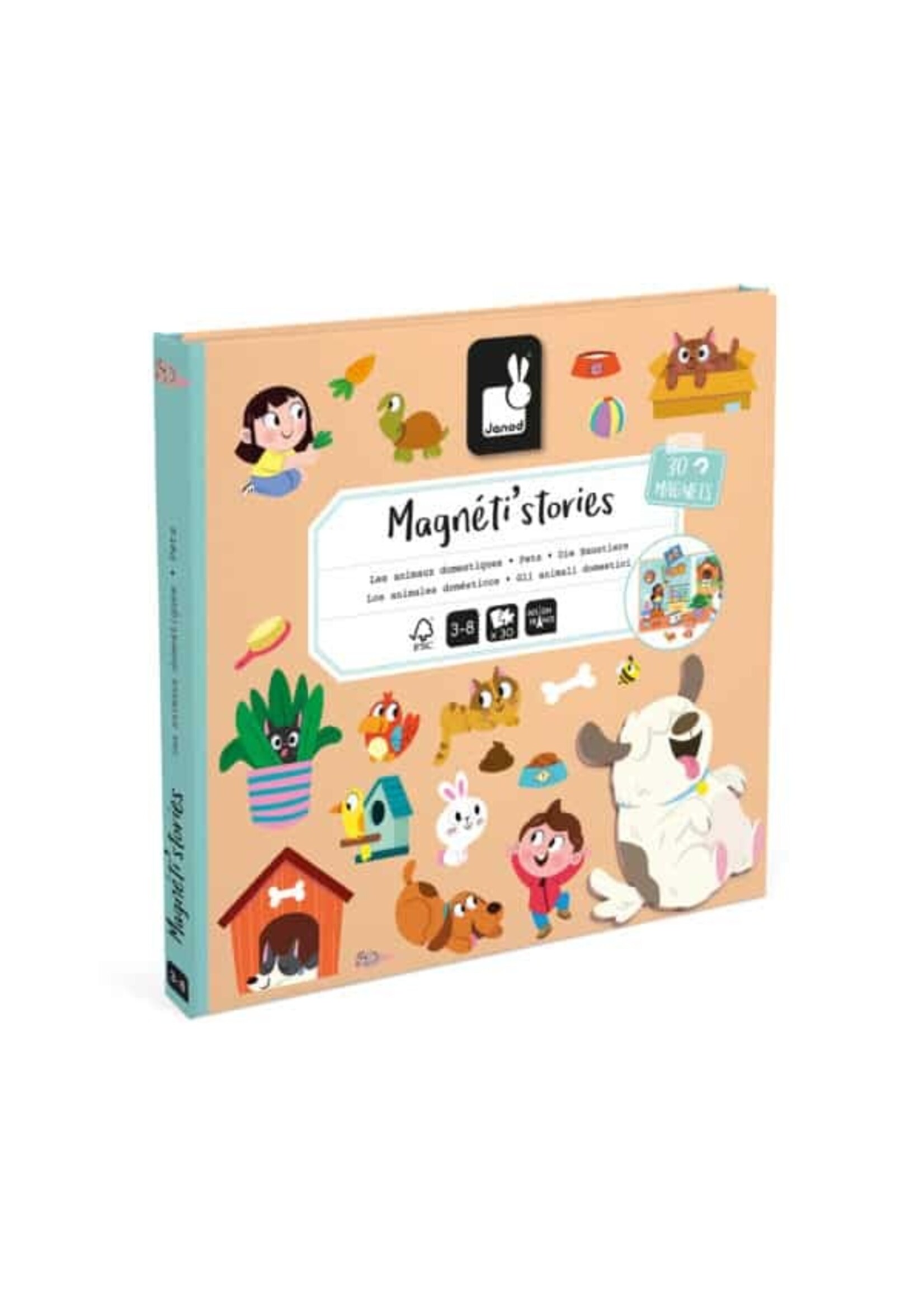 Janod Janod Magneti Stories- Huisdieren