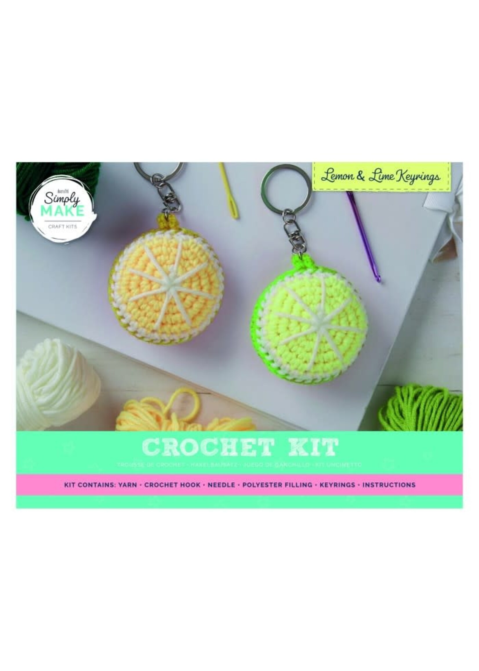Simple Make Gehaakte Sleutelhanger – Citroen En Limoen