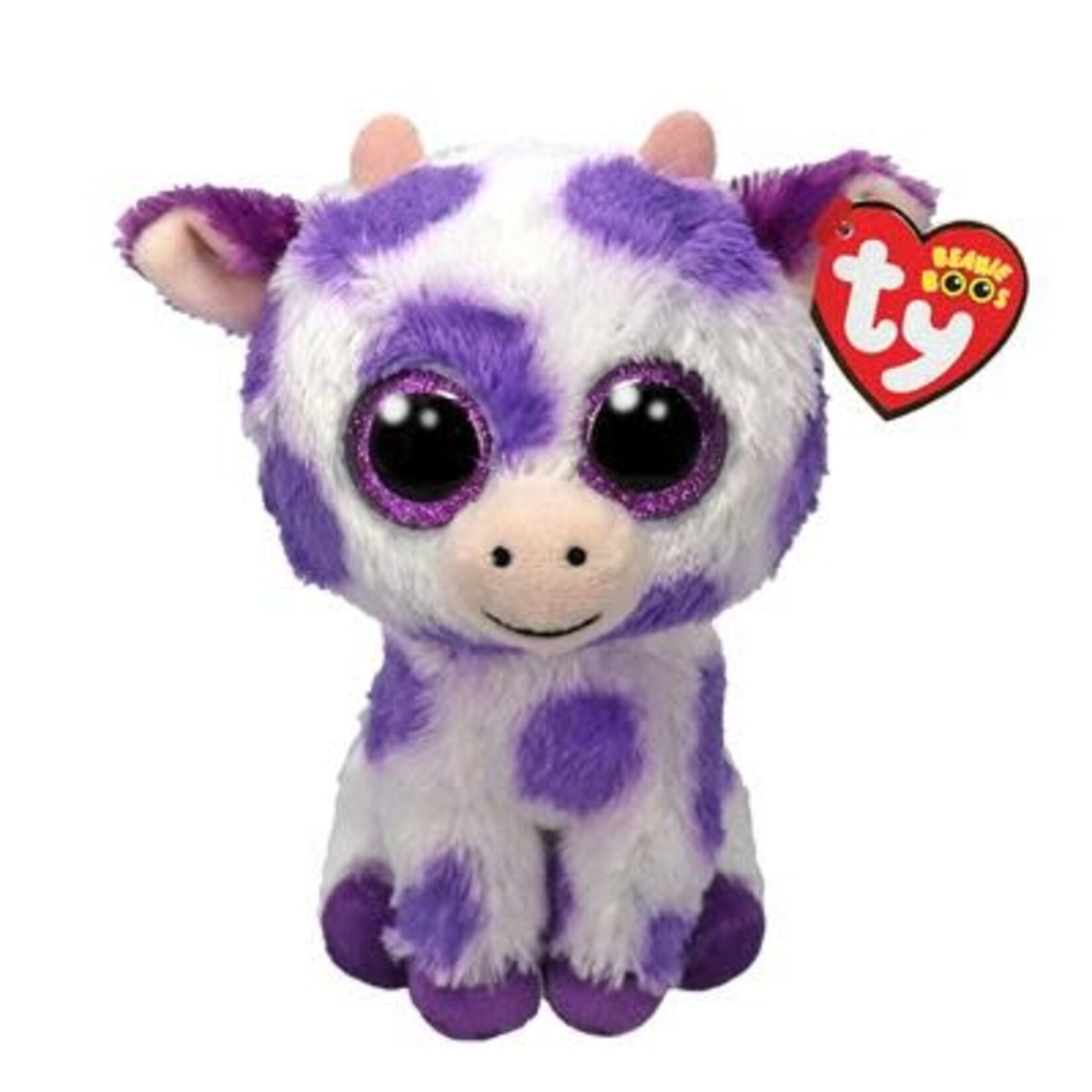 Ty Ty Beanie Boo's Ethel Cow 15cm