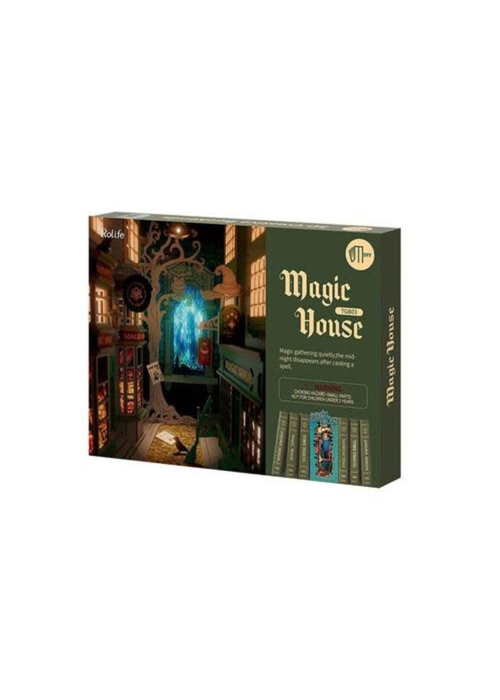 Robotime Robotime Bookj Nook Magic House