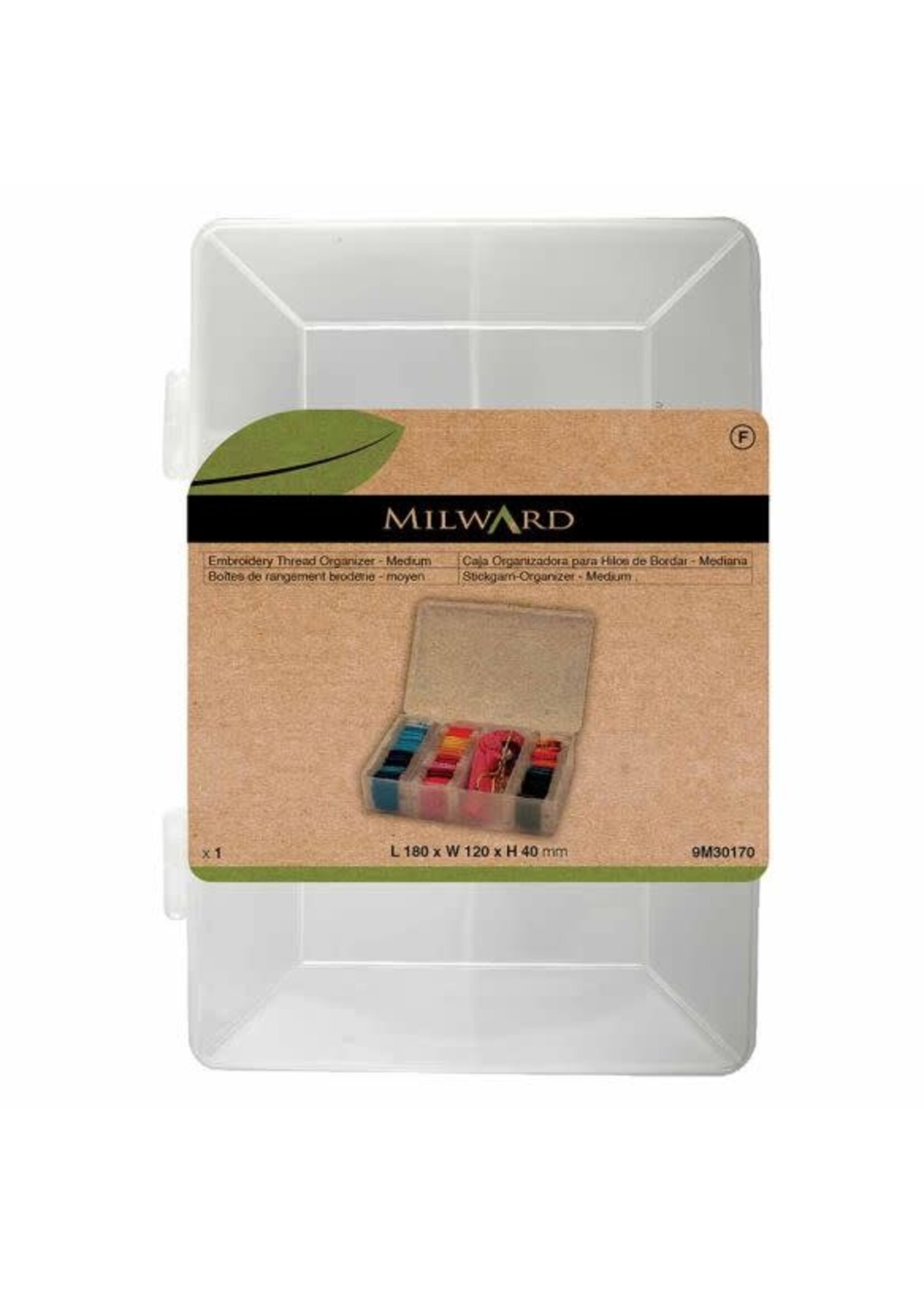 Milward Milward Borduurgaren opbergdoos mid. incl.wikkelkaarten