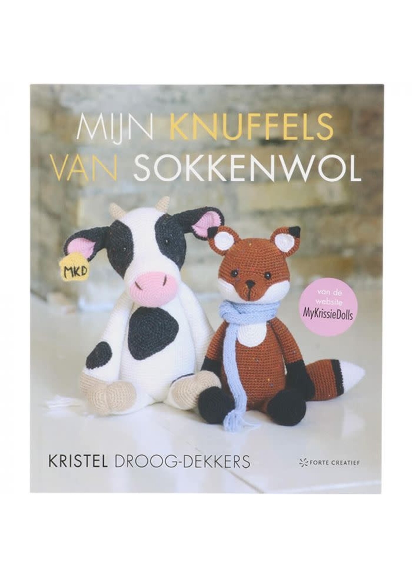 Boek Mijn knuffels van sokkenwol - Kristel Droog-Dekkers