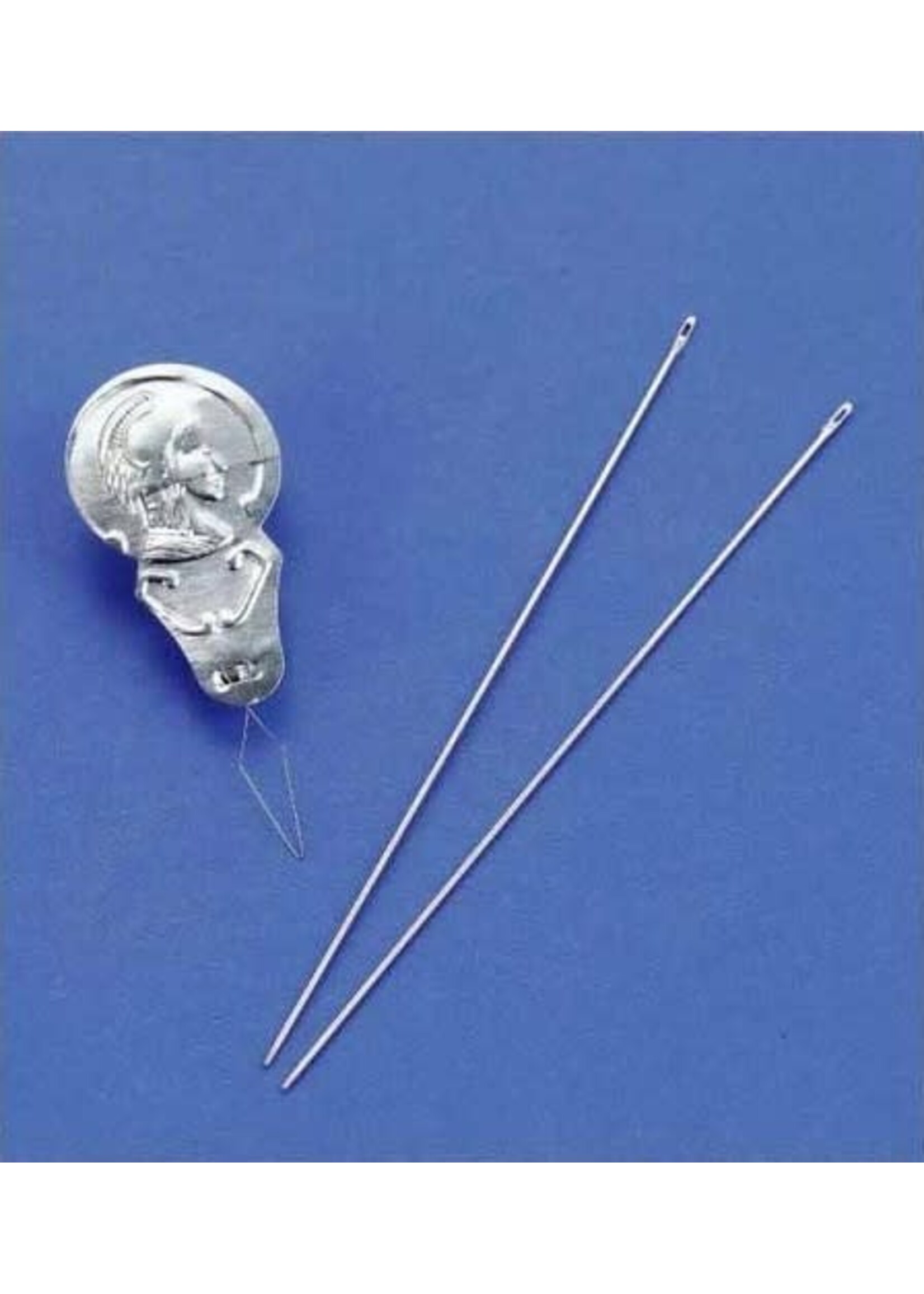 Hobby & crafting Fun 2 Kralennaalden met draad doorsteker