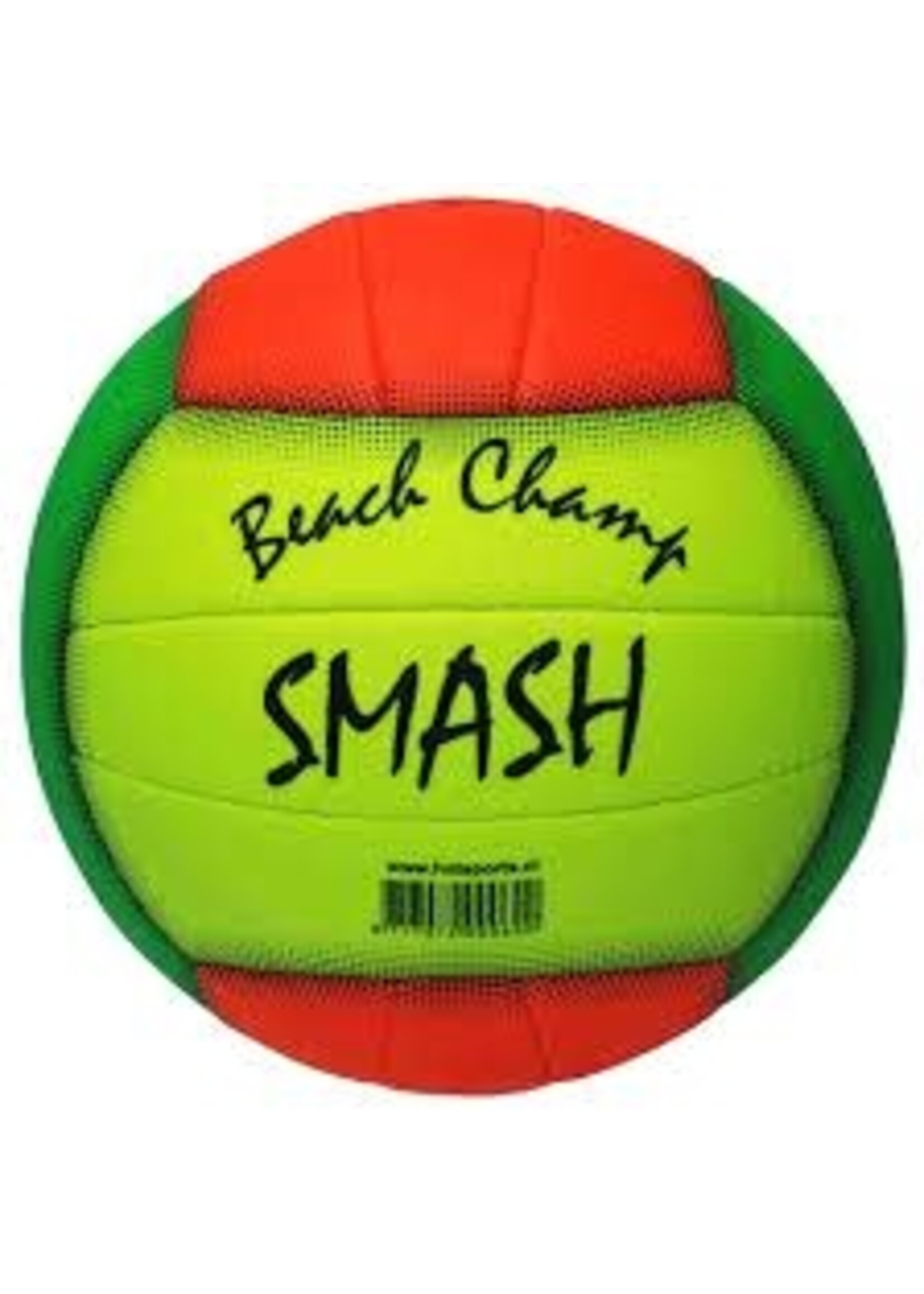 Hotsports Volleybal Beach Smash Geel/Oranje/Groen